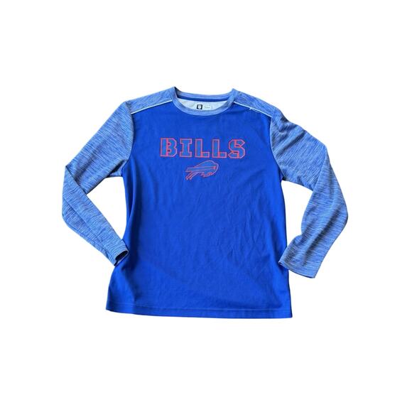 NFL Buffalo Bills Fanatics Team Apparel Blue Long Sleeve Shirt Mens Size Large - Picture 5 of 10